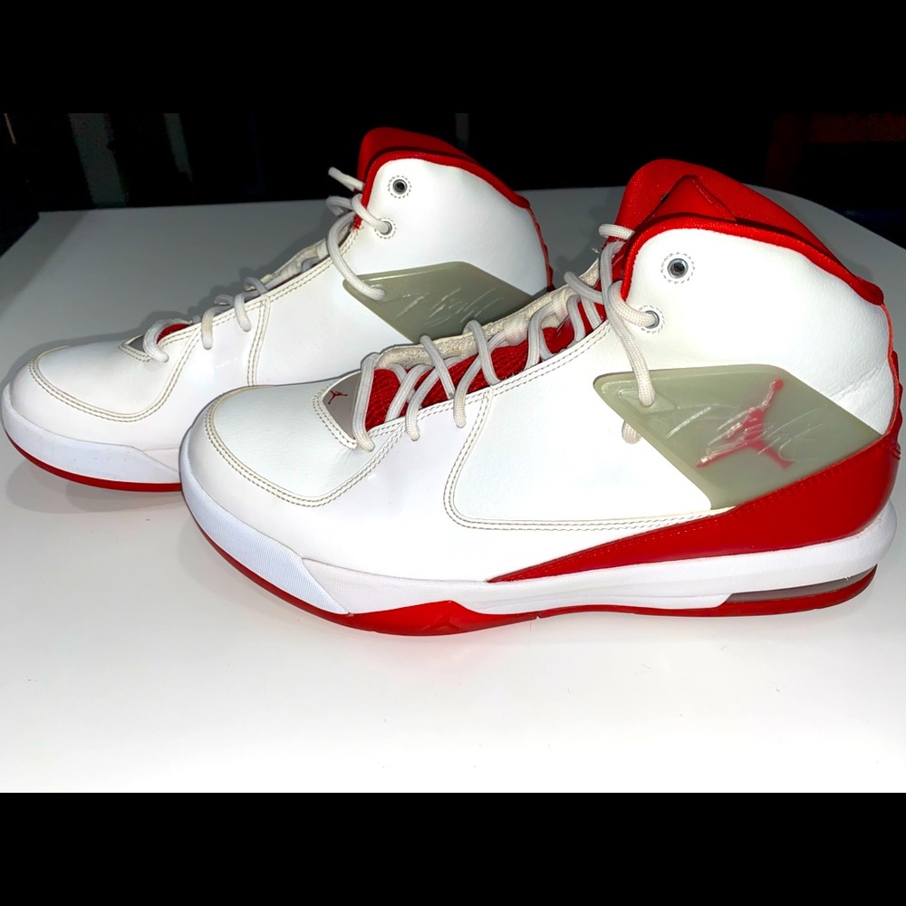 Jordan Air Incline white gym red size 10